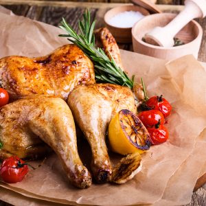 Butterfly Chicken: Greek