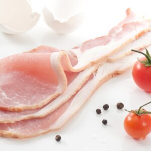 Rindless bacon rashers